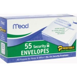Mead Press-It Seal-It #6 3/4 Security Envelopes,